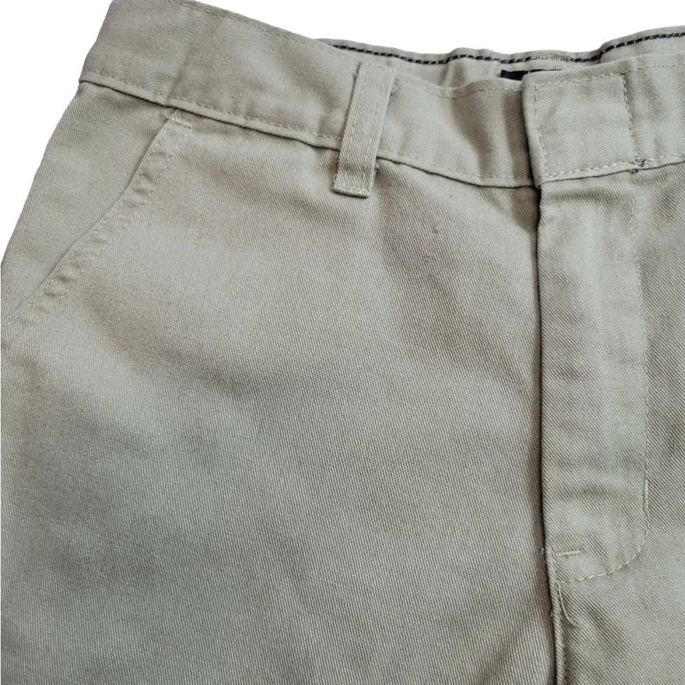 Dickies flat front khaki uniform shorts 12